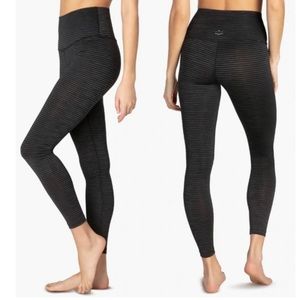 Beyond Yoga Surf Stripe HW Midi Legging